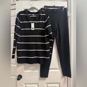 🆕 Cable And Gauge Knit Pant Set Size Large